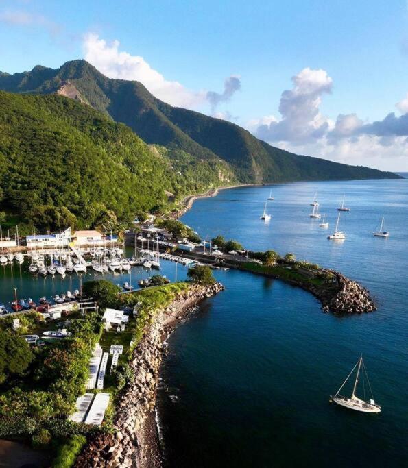 Appartement Karuk'Idile - Vue Mer Exceptionnelle, A 200M De La Plage Gourbeyre 外观 照片